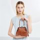 thumbnail image 4 of Bolso bandolera de primavera nostálgico, bolso de piel suave con textura para mujer, bolso de piel tipo cartera., 4 of 6
