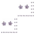 thumbnail image 2 of Guardurnaity 10 Uds pendientes colgantes exquisitas flores de cinco pétalos accesorios de de aleación suministros hechos a mano para Type2 NO2, 2 of 6