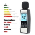 thumbnail image 2 of Noise Decibel Meter, Sound Level Meter Digital Handheld DB Meter Sound Monitor Noise Level Meter 30-130dB Decibels Mini Sound Meter
--------
with Fast Response Speed, 2 of 6