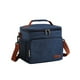 thumbnail image 2 of Bolsa térmica para el trabajo y la escuela | Lonchera reutilizable, hermética y congelable con correa extraíble para el hombro | Amplios compartimentos para adultos, niños, picnic y playa, 2 of 9