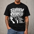 thumbnail image 2 of Men's Graphic T-Shirt, Money Theme Street Art Tee, Short Sleeve Cotton Blend, 2 of 9