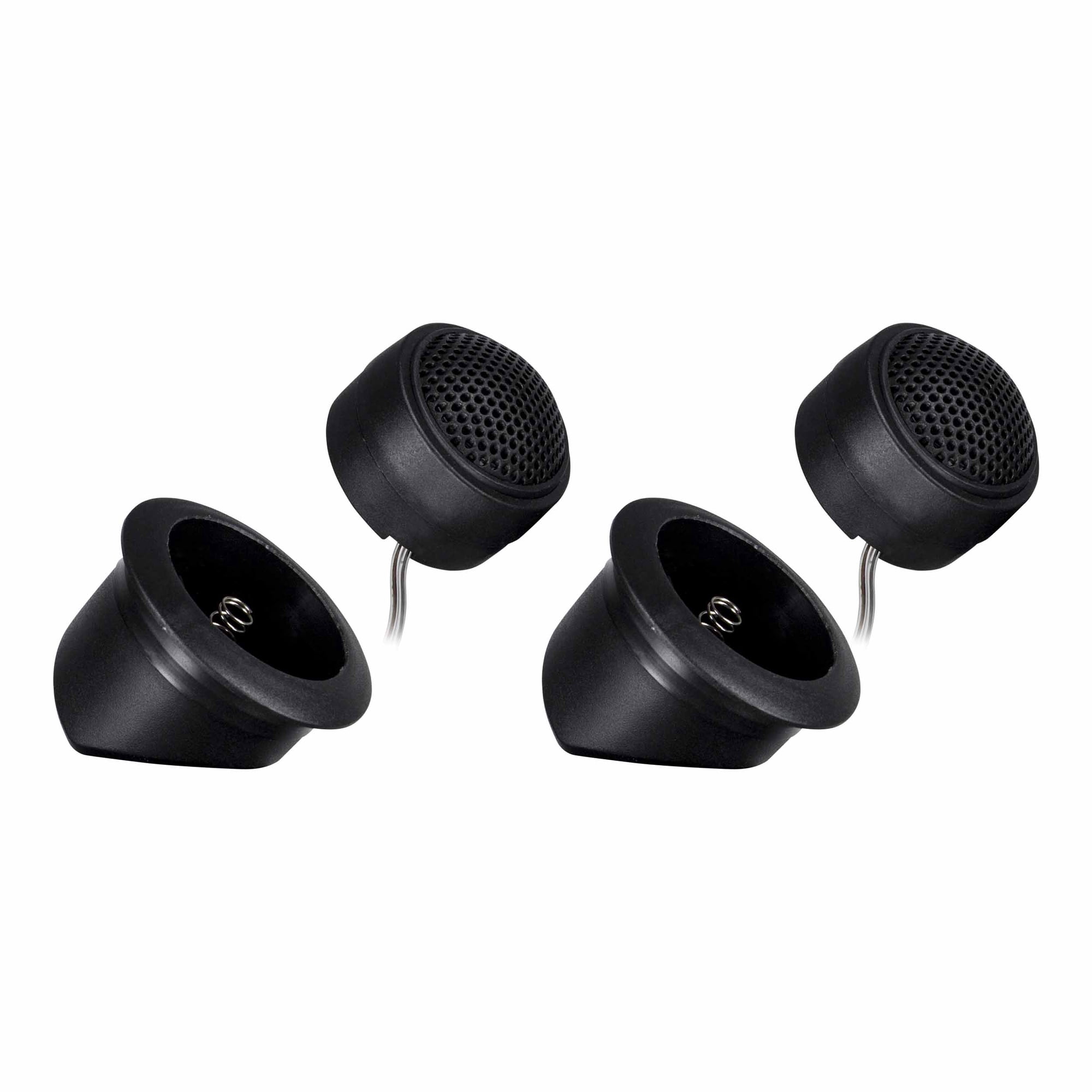 Metra WM-TWDR 650W Car Audio Dome Tweeters, Set of Two, 1.5 Inch, Black Plastic