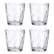 thumbnail image 1 of Vasos de acrílico de 7oz Uxcell, 4Pack, vasos reutilizables de plástico para el hogar y al aire libre, transparentes, 1 of 7