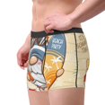 thumbnail image 2 of Yiaed Hello Summer Cute Gnome Print Men's Soft Cotton Boxer Shorts Breathable Boxers Underwear Moisture-Wicking Underwear Stretch Boxer Briefs for Man-Small, 2 of 5