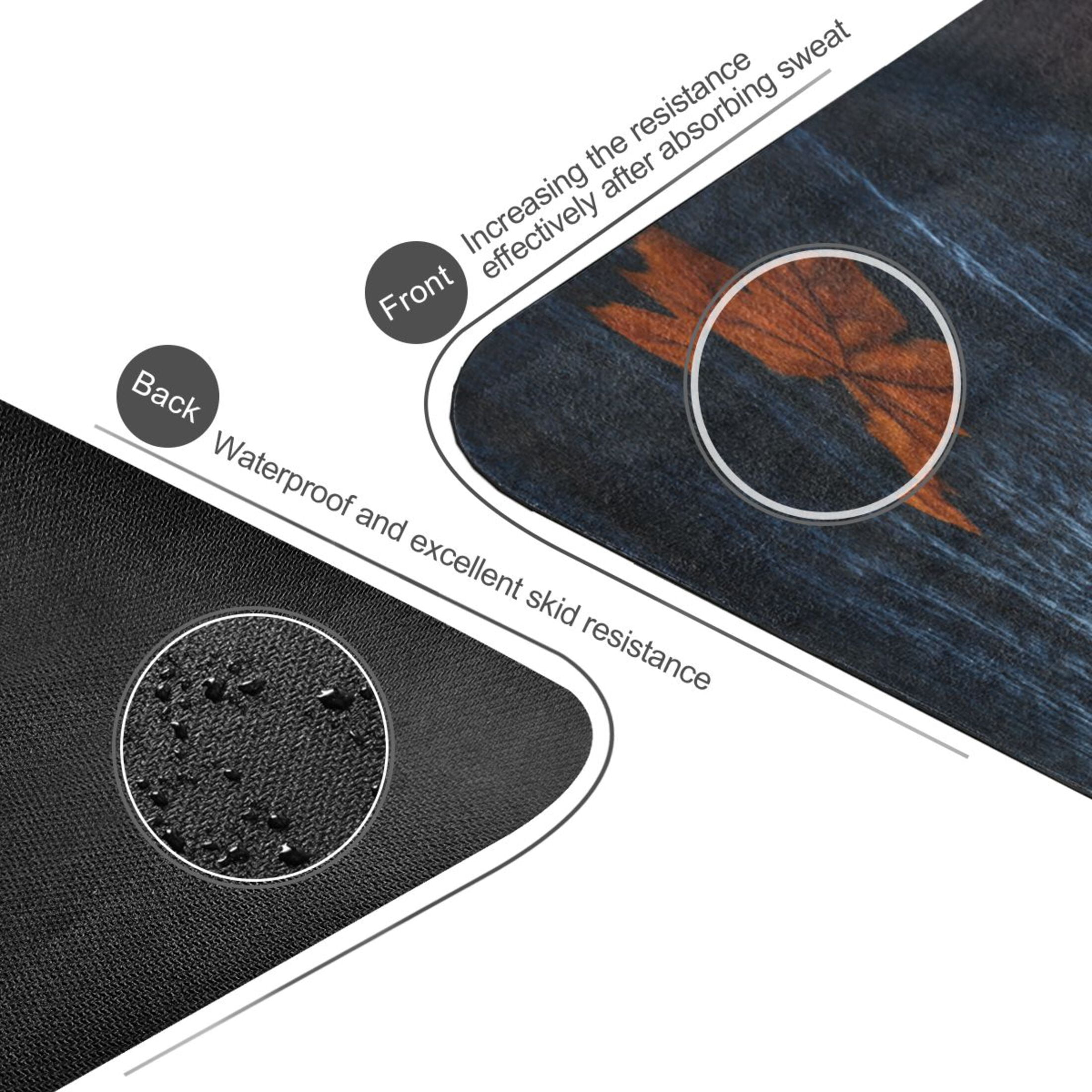 BZSMCE Yoga Mat Women Ffyy3_a_cozy_autumn_scene_with_an_open_book_pumpkin_and_leaves__6fc384bd-4a5f-4c6c-886f-065a6defeaff Fitness Mat