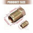 thumbnail image 5 of Optimized Brake System Adapter M10 Size 3/16 Tubing Metal Automotive Part, 5 of 7