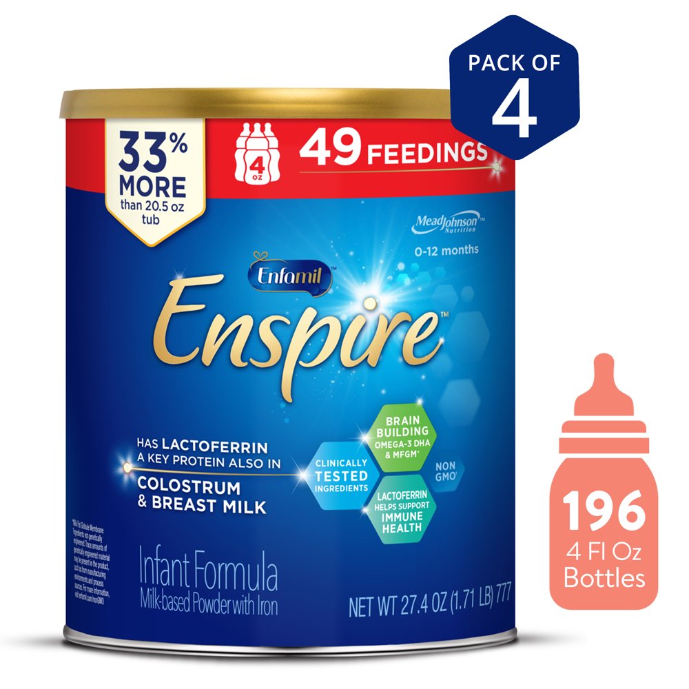 Enfamil Enspire Baby Formula, with Lactoferrin Found in Colostrum and Breast Milk, Dual