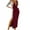 Red#1, variant on Frostluinai Fall Dresses For Women 2022 Homecoming Dresses Women Sexy Casual V-Neck Long Sleeve Solid Color High Split Sheath Ankle-Length Dress