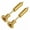 Gold, variant on Punk Rock Stainless Steel Whole Screw Spike Ear Studs Earrings Men's Women's-Silver