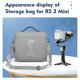 thumbnail image 3 of Bolsa de almacenamiento portátil STARTRC resistente al agua y al polvo con asa de transporte superior, 3 of 8
