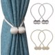 thumbnail image 1 of Alzapaños magnéticos para cortinas, paquete de 4 alzapaños para cortinas, fuertes alzapaños para cortinas, hebillas para cortinas, clips para decoración de ventanas en el hogar y la oficina (gris + b Namotu ZJWJ060-1, 1 of 6