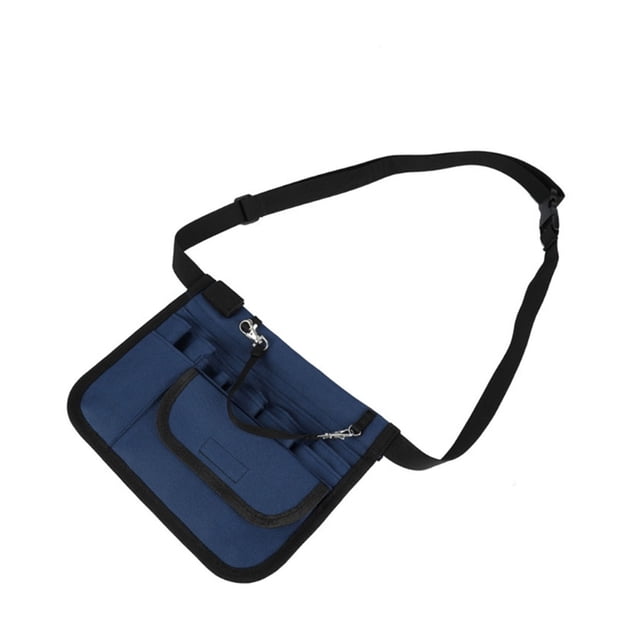 1Pc Nurse Organizer Belt Fanny Pack 13-Pocket Waist Bag Pouch Case For Scissors Care Kit Tool ,Adjustable