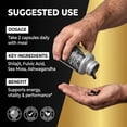 thumbnail image 5 of Clean Nutraceuticals Shilajit Supplement for Men with Sea Moss, Tongkat Ali, Ashwagandha, Boron, Zinc, CoQ10, PQQ - Fulvic Acid Capsules - Energy Support - 90 Count - Resin, Gummy & Powder Alternativ, 5 of 8