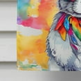 thumbnail image 4 of Hippie Animal Rabbit House Flag, 4 of 5