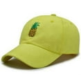 thumbnail image 3 of Embroidered Pineapple Baseball Cap Adjustable Cotton, 3 of 8