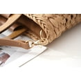 thumbnail image 4 of CoCopeaunts Straw Crossbody Bags for Women Small Handwoven Tote Bag Summer Beach Bag for Travel Vacation, 4 of 7