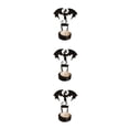 thumbnail image 3 of Transemion Stainless Steel Classic Pattern Candle Holders With Vivid Images For Halloween Decor Spooky I 3Set, 3 of 6