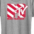 thumbnail image 3 of MTV - Candy Cane - Women's Short Sleeve Graphic T-Shirt, 3 of 5