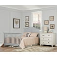 Dream On Me Ella 5 in 1 Convertible Crib ,Pebble Grey
