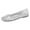 Silver, variant on Women Jelly Shoes Hollow Square Close Toe Ballet Flat Slip on Lightweight Slingback Beach Walking Shoes Brown Size 7