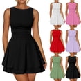 thumbnail image 6 of Women's Sexy Backless Satin Maxi Dress V-Neck Spaghetti Strap Graduation Evening Gown, 6 of 6