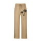 thumbnail image 5 of Pantalones largos de lino para hombre, pantalones holgados de playa con estampado hawaiano, cintura elástica y cordón ajustable, estampado en caliente., 5 of 5