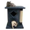 thumbnail image 2 of New Cat Condos Premier 2 Story Cat Cavern-Color:Brown, 2 of 6