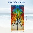 thumbnail image 3 of PHYHOO Red, Green and Blue Tree Beach Towels Quick Dry Towel for Beach Abstract Modern Pool/Beach Towel Adult Travel Essentials Cruise Accessories 30x60in, 3 of 8