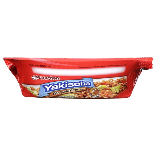 Maruchan Yakisoba Teriyaki Beef Noodles 6-Pack for Breakroom