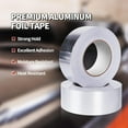 6 Rolls Aluminum Foil Tape, Aluminum Air Duct Tape, Withstand , Heat