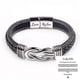 thumbnail image 2 of Pulsera Para Mi Hijo Para Mi Nieto,Te Amo Por Siempre Brasier de Cuero Trenzado-Te Amo Por Siempre-para mi hijo-Código de modelo 12662 Te Amo Por Siempre para mi hijo, 2 of 4
