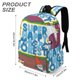 thumbnail image 3 of Bosque Mágico Súper Feliz-theme Backpack, Campus style schoolbag Bookbag with Adjustable Shoulder Straps And Large Zip Compartment, Unisex Travel Bags.42x30x15cm, 3 of 6