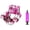 Pink, variant on Inflatable Pool Float Lounge Chair with Headrest, Blue Palm Leaf Hammock for Adults