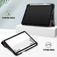 thumbnail image 4 of EpicGadget Case for New iPad Mini 6 (2021 Model, 6th Generation 8.3") Lightweight Slim Tri-Fold Shell Auto Wake/Sleep Folding Stand Pencil Holder Case Cover for iPad mini 6 2021 8.3-Inch (Forest Dusk), 4 of 5
