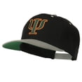 thumbnail image 2 of Greek Alphabet PSI Embroidered Classic Two Tone Cap - Black Grey OSFM, 2 of 5