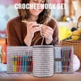 thumbnail image 4 of Conjunto de ganchos de ganchillo Juego de ganchillo de ganchos de hilo de 48 piezas, herramienta de costura artesanal ergonómica DIY (gris), 4 of 7