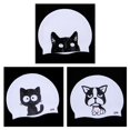 thumbnail image 1 of 3 Uds Gorro de Natación Elástico de Silicona con Patrón de Dibujos Animados para Mascotas, Gorro de Baño Deportivo para Niños, Gato Collins / Cathead Baoblaze Gorro de natación de silicona, 1 of 8