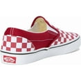 thumbnail image 6 of VANS U CLASSIC SLIP-ON UNISEX SNEAKERS - RED - Checkerboard Chili Pepper / Men 6 / Women 7.5 / Medium, 6 of 7