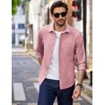 thumbnail image 5 of COOFANDY Mens Button Down Shirts Long Sleeve Casual Shirts Wrinkle Free Dress Shirts, 5 of 6