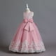 thumbnail image 5 of Ropa para niños, vestido para niños, vestido de princesa de encaje de malla, vestido de niña de las flores con actuación de piano, 5 of 5