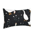 thumbnail image 2 of EasygdpFashionable Goose Polyester Fiber Double-Sided Pillowcase,Super Soft,Comfortable And Luxurious Pillowcase,Not Easy To Break Or Deform- 14"X20", 2 of 9