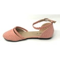 thumbnail image 4 of Victoria K Women's Basket Weave With Braid Straps Ballerina Flats, 4 of 5