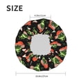 thumbnail image 4 of KLL Frogs In Mushroom Hats Pattern Shower Cap & Bath Cap for Women,Reversible Oversized Waterproof Shower Caps for all Hair Lengths,Elastic Reusable Bathing Hair Cap, 4 of 6
