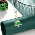 thumbnail image 6 of Christmas Tree Necklace Star Snowflake Pendant 925 Sterling Silver Holiday Jewelry for Women Mom Wife Daughter Christmas Holiday Gifts for Her Juwaliy, 6 of 8