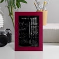 thumbnail image 4 of Morse Code Chart - Framed Print w/glass - Cherry Red, 4 of 6