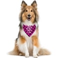 thumbnail image 2 of Little Sister Dog Bandana, Dog Bandana, Funny Cute Dog Bandana, Pink Buffalo Plaid Pet Scarf, Pet Dog Scarf Accessories, Pet Dog Triangle Scarf, Dog Bandana for Small Medium Large Dogs (C14), 2 of 4