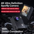 thumbnail image 2 of Crrynuo - Cámara de acción 4K - 20MP - Resistente al agua hasta 30m - Pantalla IPS HD de 2.0" - Kit de accesorios, 2 of 7