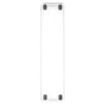 thumbnail image 5 of Bandeja de almacenamiento de cajones de plástico Glad – Contenedor organizador resistente para el hogar, cocina, baño, dormitorio, oficina | Pies antideslizantes, 13" x 3", transparentes, 5 of 5