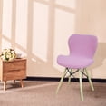 thumbnail image 4 of Biezeib Elastic Chair Cover, Modern Soft Chair Back Cover Solid Dining Chair Cover Home Decor, 4 of 6