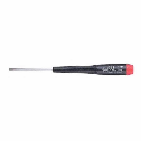 Wiha Precision Hex Screwdriver 3/32 in Round 26323